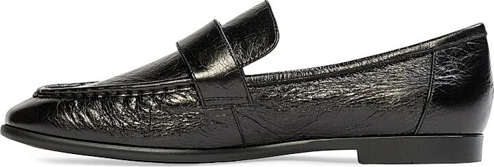 Women's Arrow Leather Loafers - Black - Size 8 - Image 5