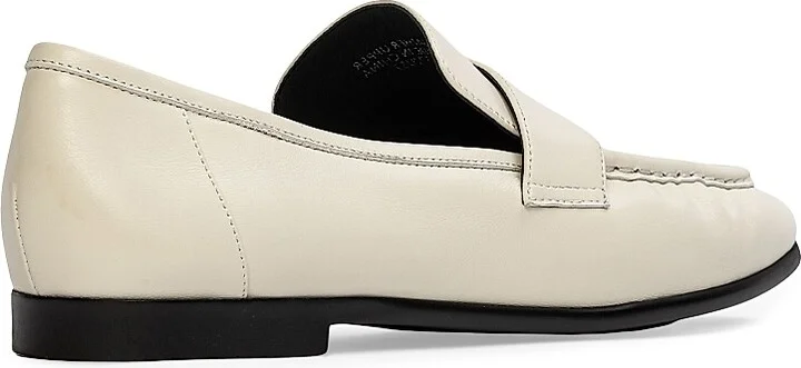 Women's Arrow Leather Loafers - Coconut Leather - Size 5 - Image 4
