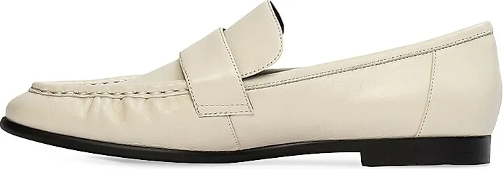 Women's Arrow Leather Loafers - Coconut Leather - Size 5 - Image 5