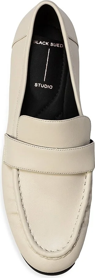 Women's Arrow Leather Loafers - Coconut Leather - Size 5 - Image 6
