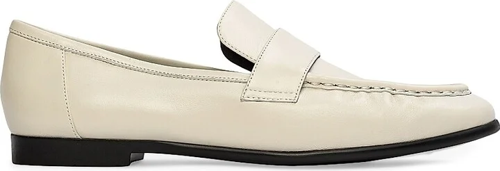 Women's Arrow Leather Loafers - Coconut Leather - Size 5