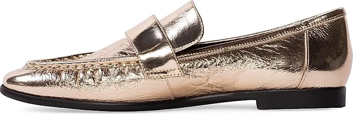 Women's Arrow Metallic Loafers - Silver Crinkle Metallic - Size 5 - Image 10