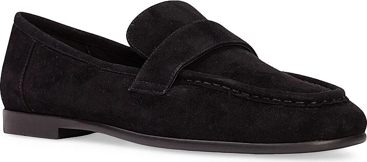 Women's Arrow Suede Loafers - Black Suede - Size 5 - Image 3