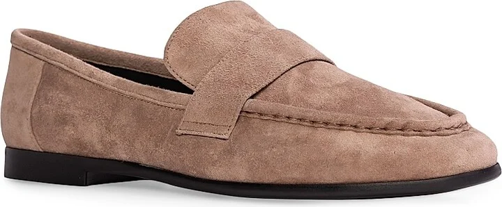 Women's Arrow Suede Loafers - Black Suede - Size 5 - Image 7