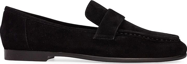 Women's Arrow Suede Loafers - Black Suede - Size 5
