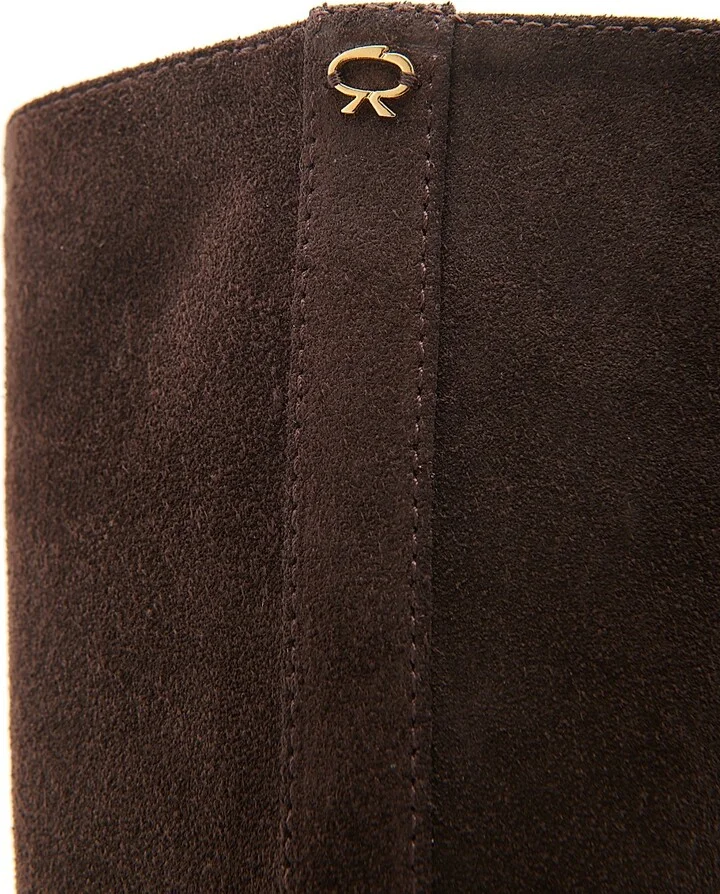 Women's Ascott Suede Knee-High Boots - Moka - Size 6.5 - Image 5