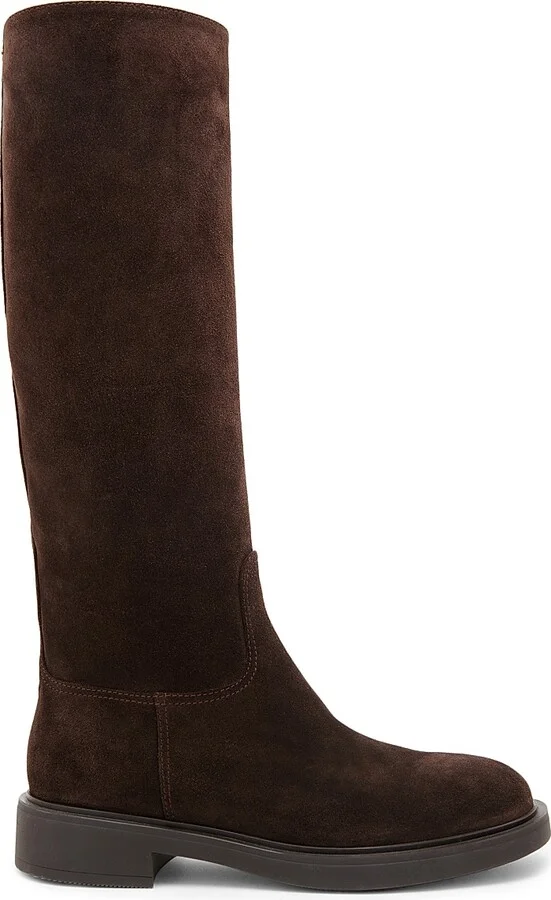 Women's Ascott Suede Knee-High Boots - Moka - Size 6.5