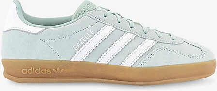 Womens Ash Green White Gum Gazelle Indoor Suede Trainers Eur 39.5 / 6.5 Uk Women