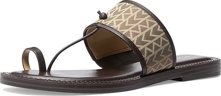 Women's Ashtin Woven Flat Sandals - Natural - Size 5 - Image 3