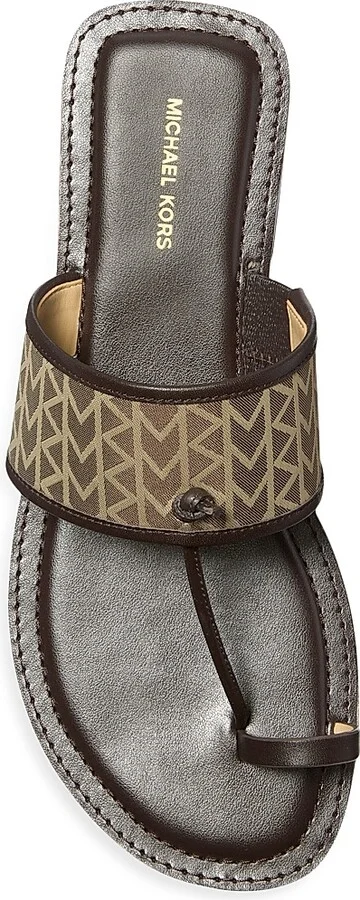 Women's Ashtin Woven Flat Sandals - Natural - Size 5 - Image 4