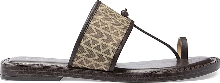 Women's Ashtin Woven Flat Sandals - Natural - Size 5