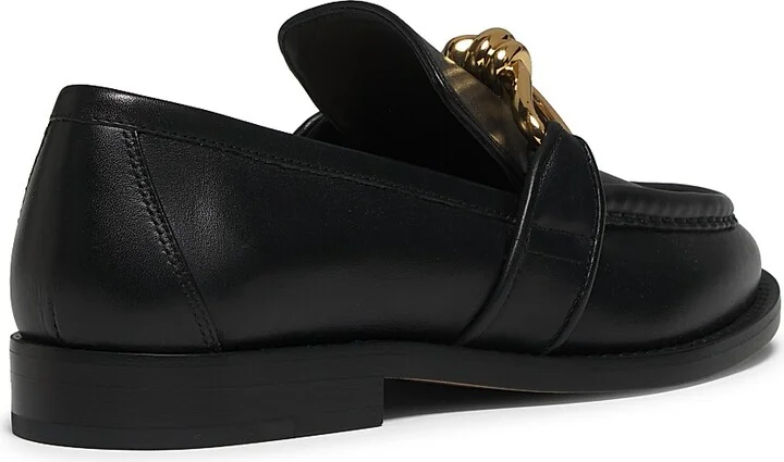 Women's Astair Knot Leather Loafers - Black - Size 5.5 - Image 3