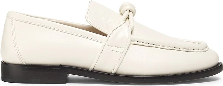 Women's Astaire Leather Knot Loafers - Merlot - Size 6.5 - Image 7