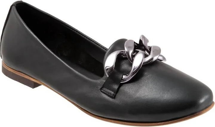 Women's Aston Flat In Black