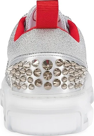Women's Astroloubi Strass Sneakers - Silver - Size 6 - Image 3