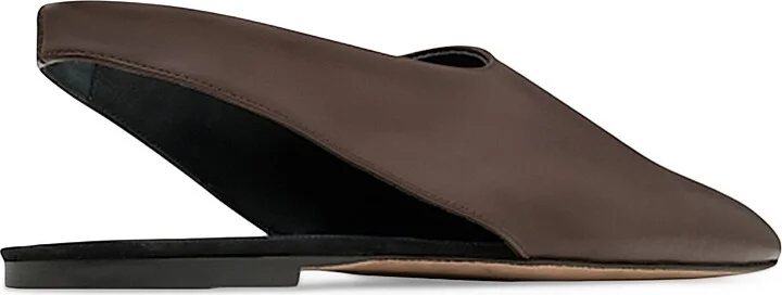 Women's Atlas Leather Slingback Flats - Dark Chocolate - Size 6 - Image 2