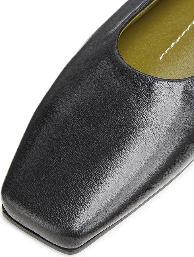 Women's Augusta Leather Ballet Flats - Black - Size 5.5 - Image 6
