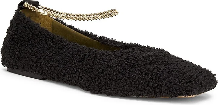 Women's Augusta Teddy Ballet Flats - Black - Size 6 - Image 2