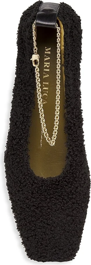 Women's Augusta Teddy Ballet Flats - Black - Size 6 - Image 4