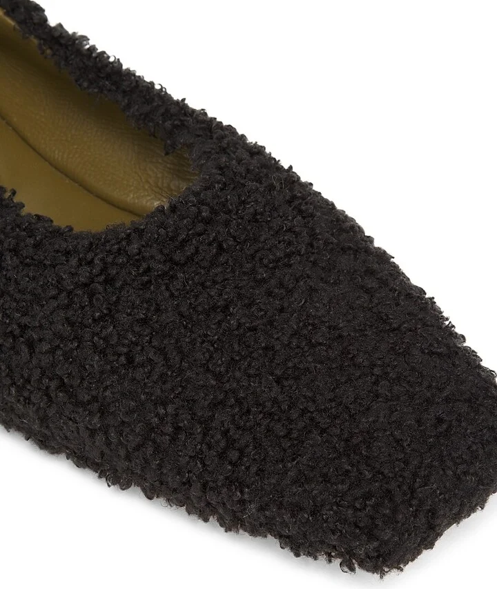 Women's Augusta Teddy Ballet Flats - Black - Size 6 - Image 6