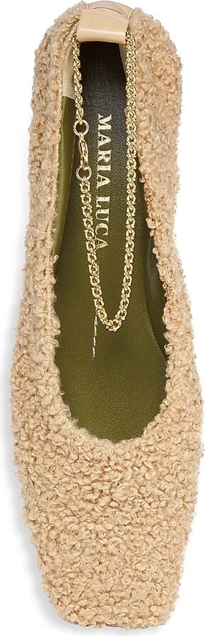Women's Augusta Teddy Ballet Flats - Light Beige - Size 6 - Image 4