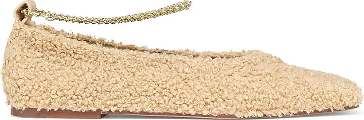 Women's Augusta Teddy Ballet Flats - Light Beige - Size 6