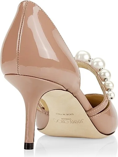 Women's Aurelie 65MM Patent Leather D'Orsay Pumps - Ballet Pink - Size 5 - Image 3