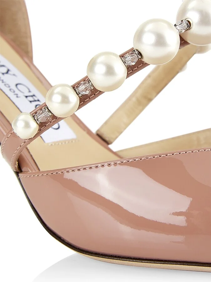 Women's Aurelie 65MM Patent Leather D'Orsay Pumps - Ballet Pink - Size 5 - Image 6