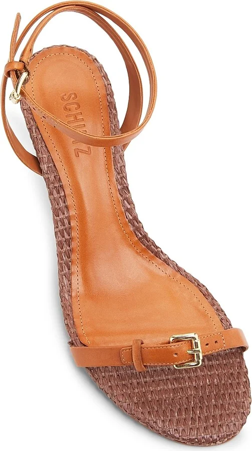 Women's Aurora 75MM Strappy Stiletto Sandals - Brown - Size 6.5 - Image 4
