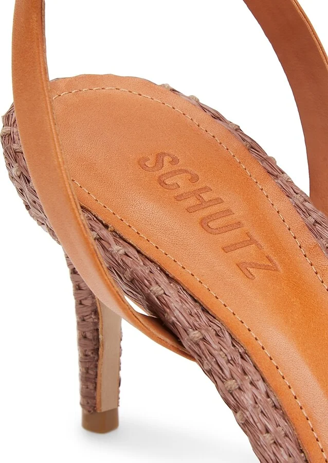 Women's Aurora 75MM Strappy Stiletto Sandals - Brown - Size 6.5 - Image 5