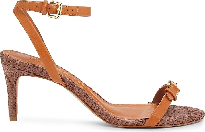 Women's Aurora 75MM Strappy Stiletto Sandals - Brown - Size 6.5