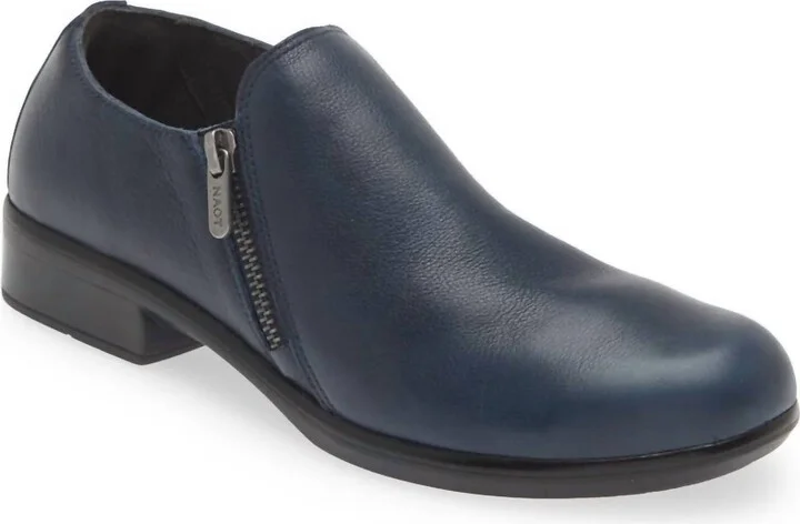 Women's Autan Zip Loafer In Soft Ink Leather