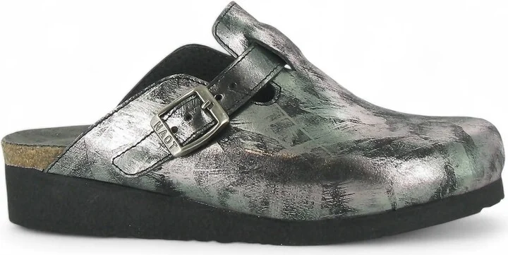 Women's Autumn Clog In Metallic Onyx