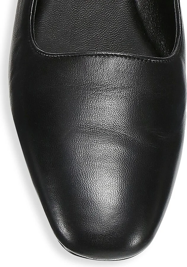 Women's Ava Leather Flats - Black - Size 5 - Image 4