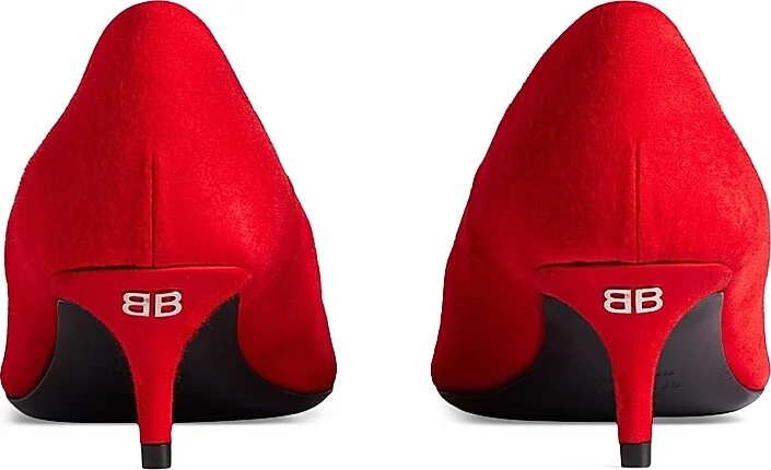Women's Avenue 50MM Pumps - Red - Size 6 - Image 3
