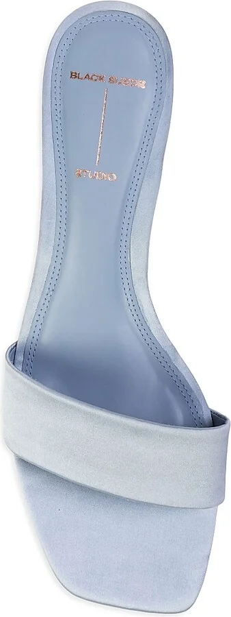 Women's Avery 35MM Satin Sandals - White Satin - Size 5 - Image 8