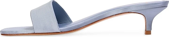 Women's Avery 35MM Satin Sandals - White Satin - Size 5 - Image 9
