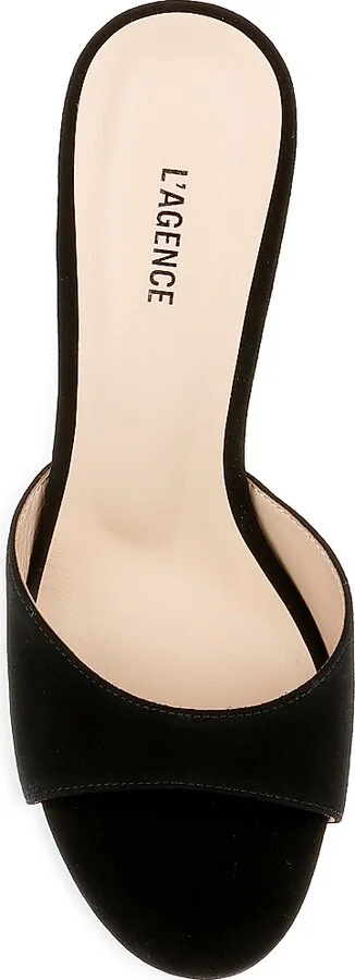 Women's Avery 88M Suede Mules - Black Suede - Size 5.5 - Image 4