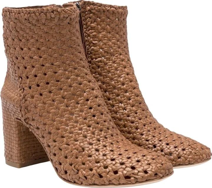 Women's Axis Woven Heeled Boot In Terra