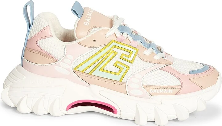 Women's B-East Leather & Mesh Sneakers - Size 10