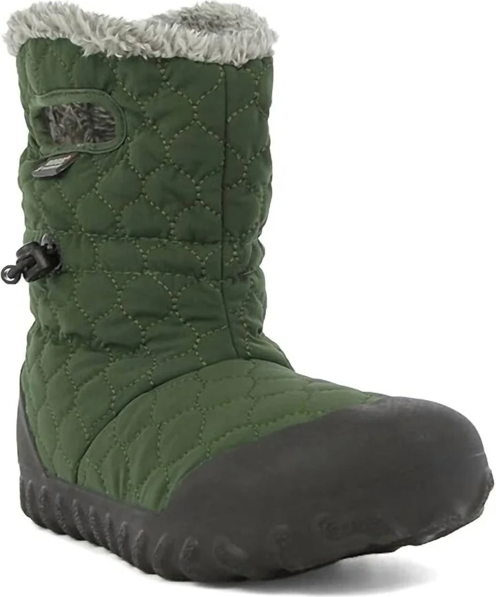 Women's B-Moc Quilt Puff Snow Boot In Olive