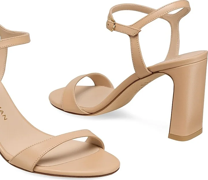 Women's Babette 85MM Leather Sandals - Adobe - Size 10 - Image 4