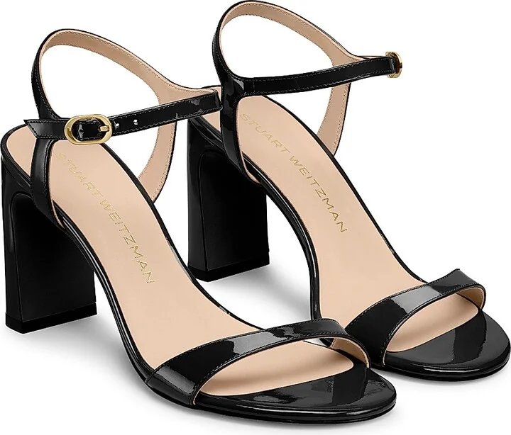 Women's Babette 85MM Patent Leather Sandals - Adobe - Size 10 - Image 5