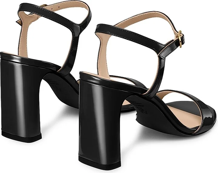 Women's Babette 85MM Patent Leather Sandals - Adobe - Size 10 - Image 6