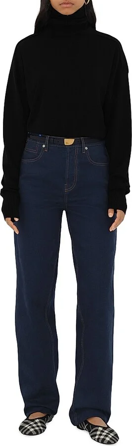 Women's Baby Check Flats - Black Calico Ip Check - Size 5 - Image 7