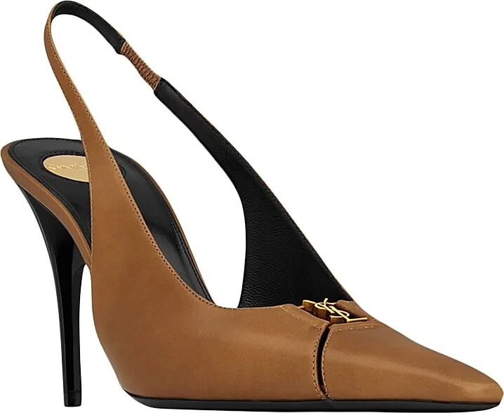 Women's Babylone Breteuil Slingback Pumps - Macadamia - Size 6 - Image 2