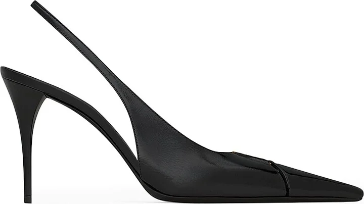 Women's Babylone Breteuil Slingback Pumps - Noir - Size 5