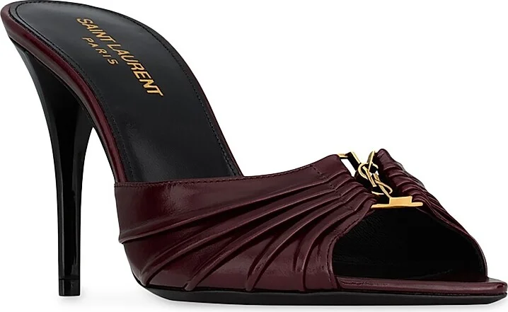 Women's Babylone Mules in Smooth Leather - Black - Size 6 - Image 4