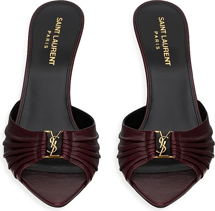 Women's Babylone Mules in Smooth Leather - Black - Size 6 - Image 5