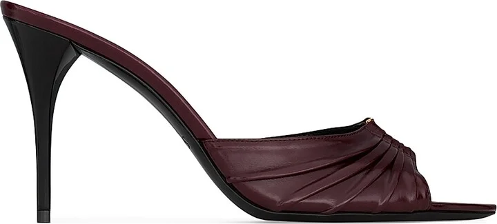Women's Babylone Mules in Smooth Leather - Black - Size 6 - Image 7